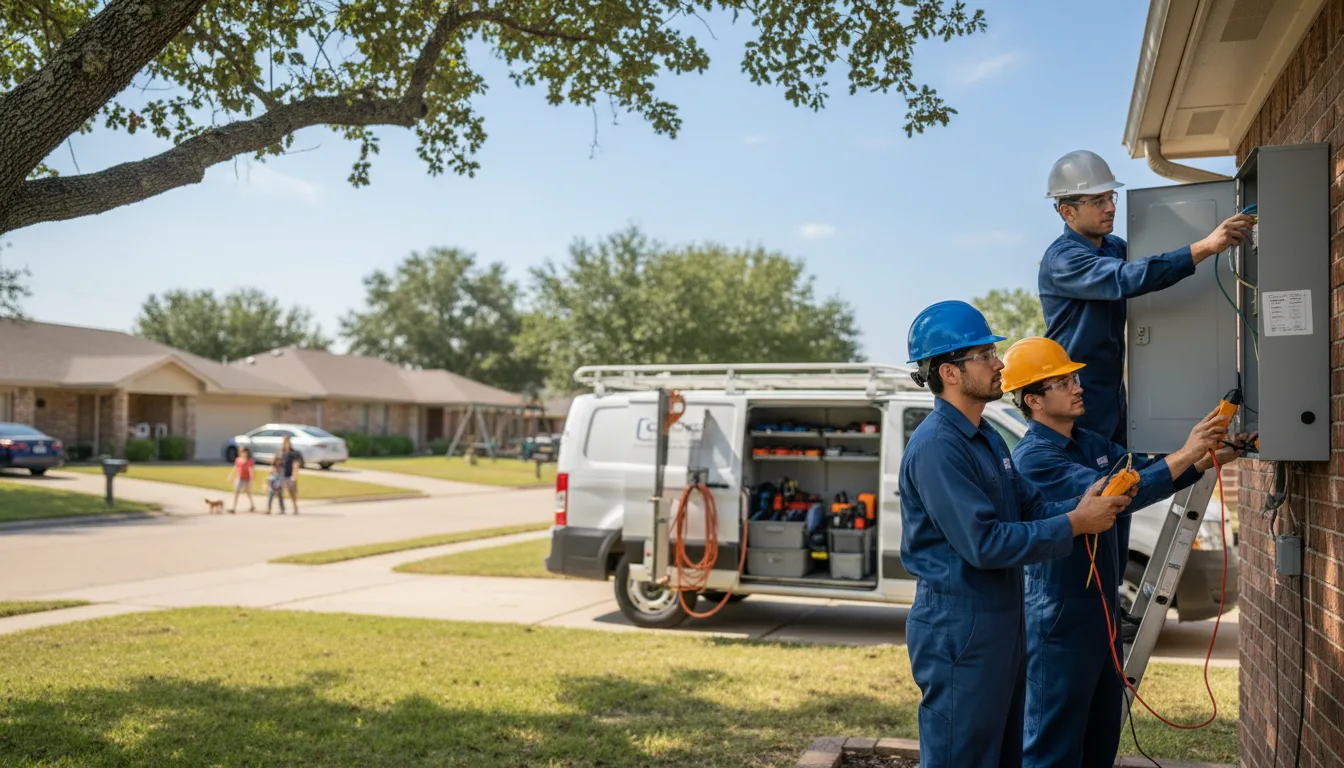 Certified electrician providing emergency electrical services in Anamosa, IA